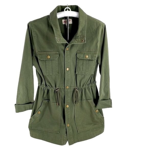 Arizona Jean Company Jackets & Blazers - Arizona OD Green Military Style Jacket‎ NWOT